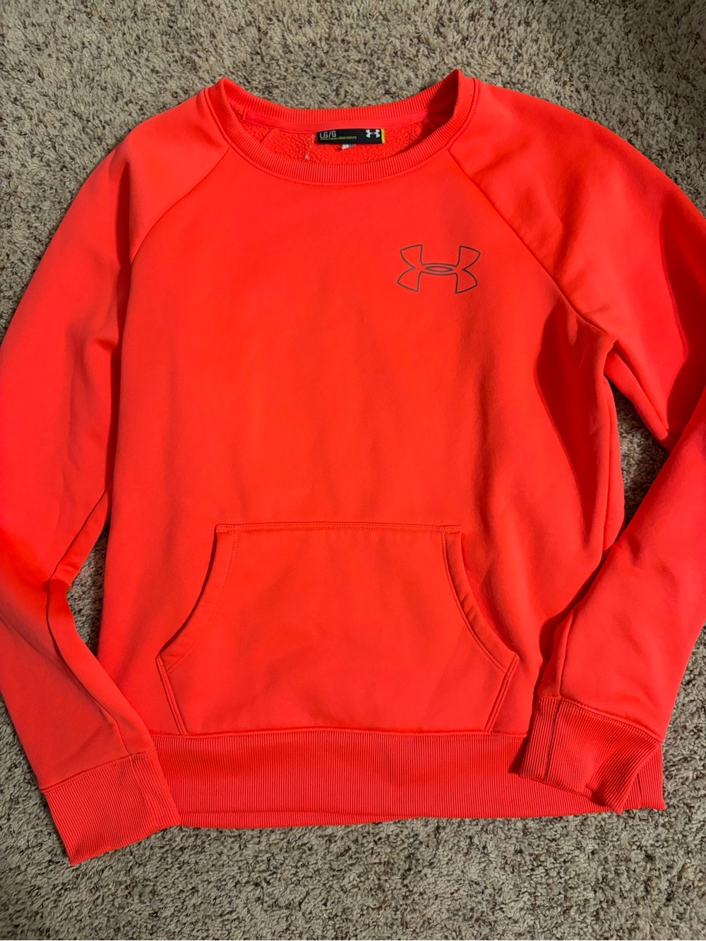 Under Armour Women’s Neon Coral Crewneck Sweatshirt